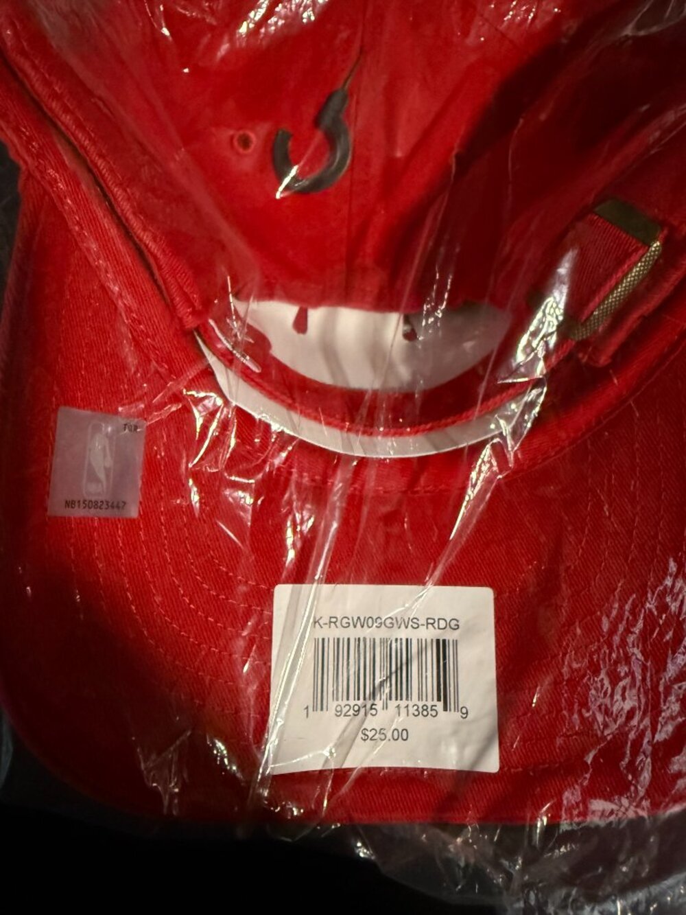 Houston Rockets Hat Cap '47 Adjustable Red - Picture 3 of 4